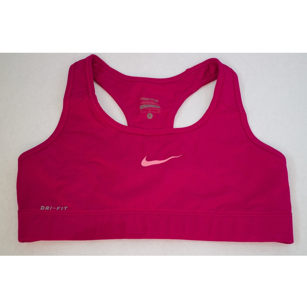Nike Pro Dri-Fit Sports Bra in Raspberry